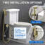 Bidet rond avec robinet et bidet pour toilette avec douchette-71271377