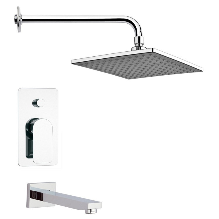 Robinet inverseur de baignoire et de douche avec valve Peleo