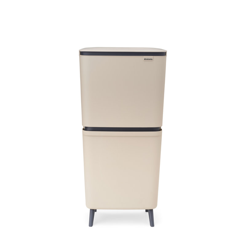 Brabantia Sortup Recycle Bin Hi, 20+25 Litre, Soft Beige