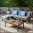 Versatile Outdoor Sectional Sofa Set For Expanding Social Spaces