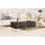 Table basse rectangulaire haute brillance