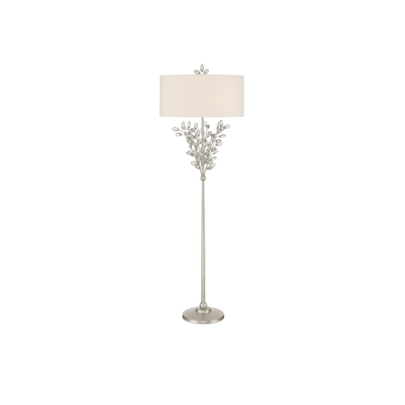 Forget-Me-Not Floor Lamp, Silver