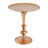 Small Round Gold End Table