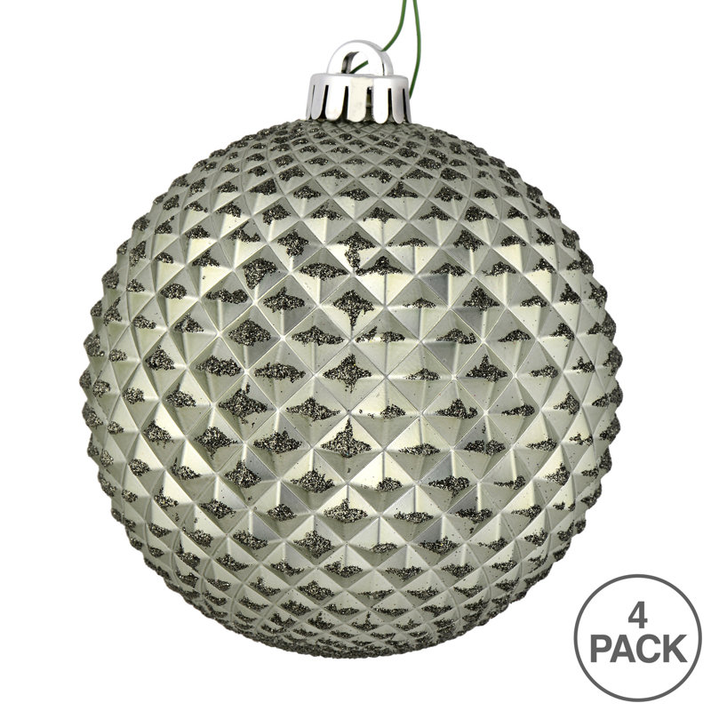 Décoration de boule décorative des Fêtes, H 6 po x l 6 po x P 6 po, Fer forgé