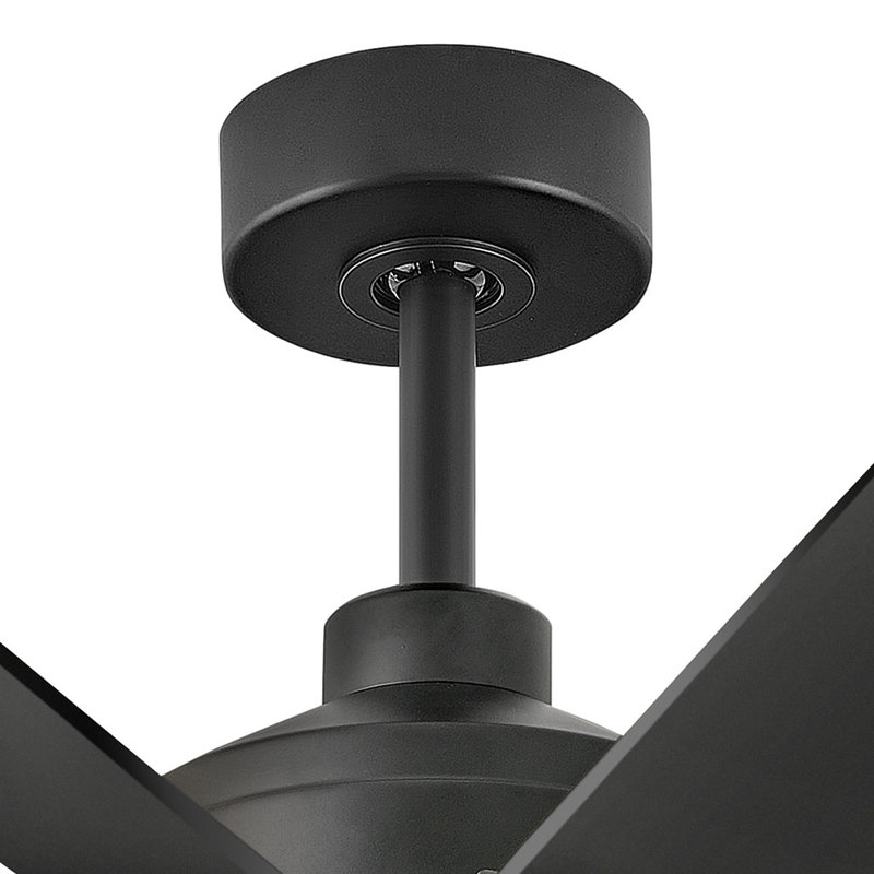 Hinkley Turbine LED Ceiling Fan, Matte Black