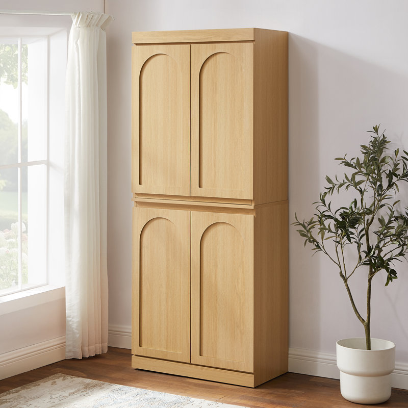 Gourdine Kitchen Pantry Storage Cabinet