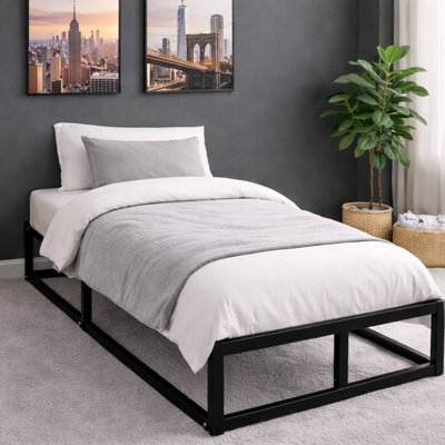Maise Metal Bed frame Modern Design Easy Assembly Anti Slip For Mattress
