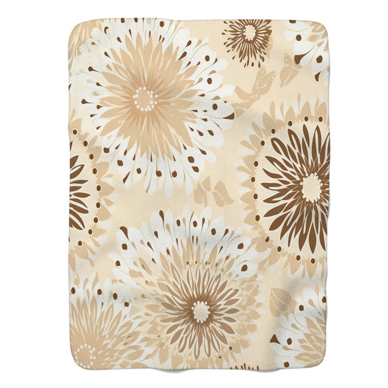 Ornement - Couverture en sherpa de qualité supérieure 1 pièce, Lit simple