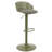 Contemporary Metal and Fabric Adjustable Air-Lift Stool, Set of 2-1822175976