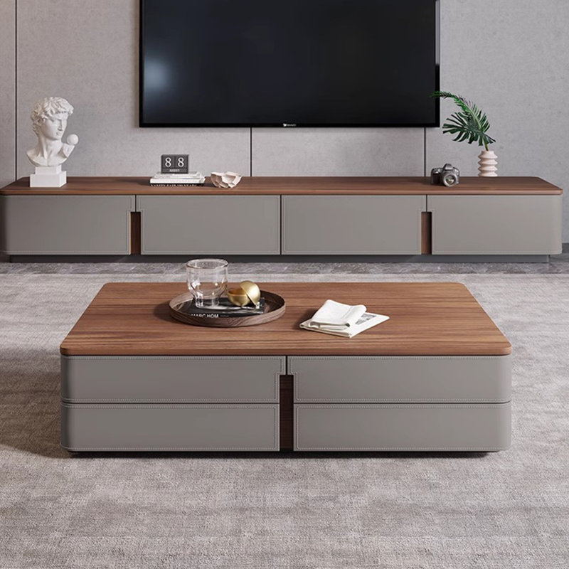 Meuble télé et table basse Modern, Gris