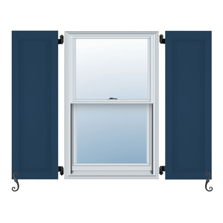 Atlantic Architectural Single Panel, Raised Panel Shutters Pair