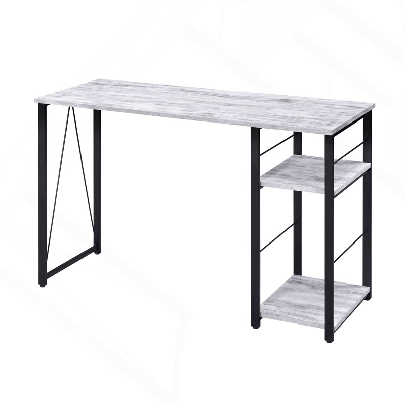Bureau d'écriture rectangulaire à 2 tablettes, Grey