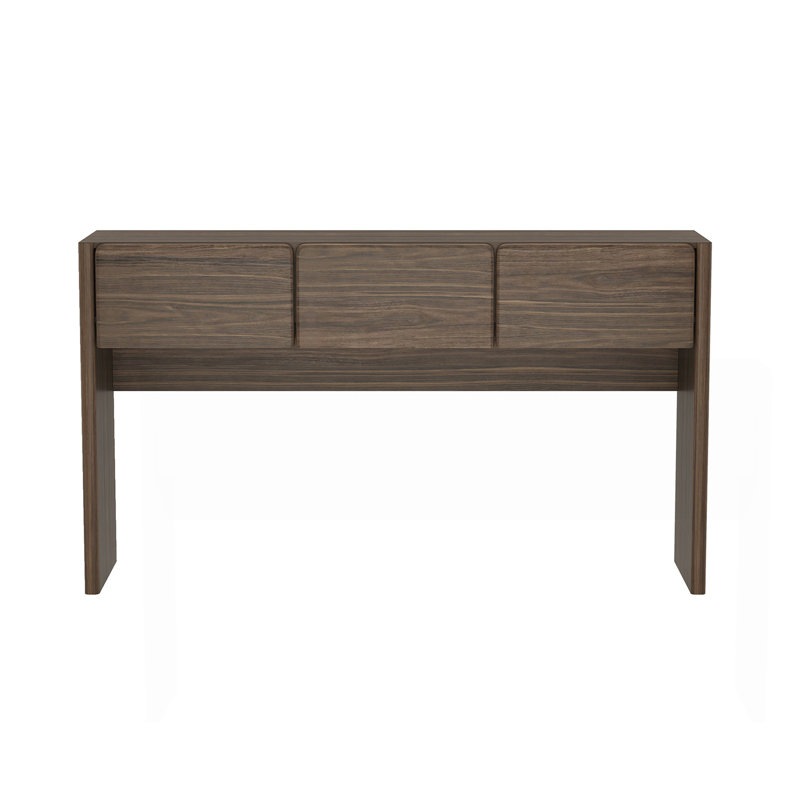 Console Table In Walnut Brown, Walnut Brown