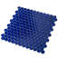 Penny 1 " X 1 " Straight Edge Glass Mosaic Sheet Wall & Floor Tile-1946857691