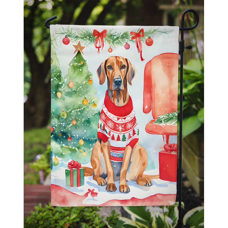 Double Sided Polyester Christmas, 15.5'' H x 11.25'' W