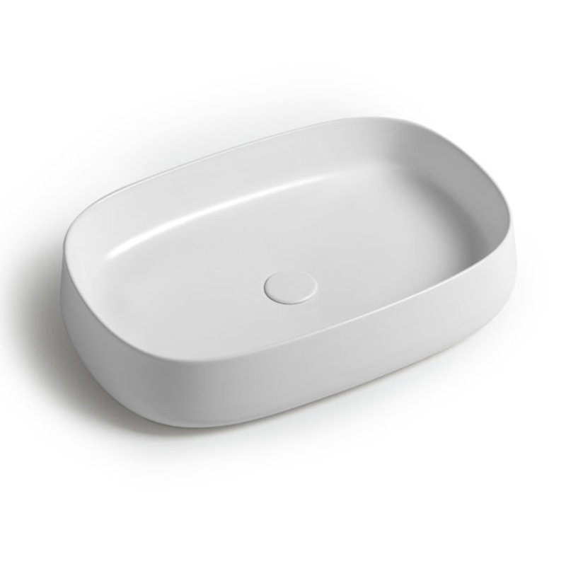Mood 24.4'' L Bathroom Sink, Glossy White