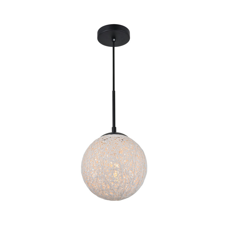 Luminaire suspendu sphérique 1 lumière Daven