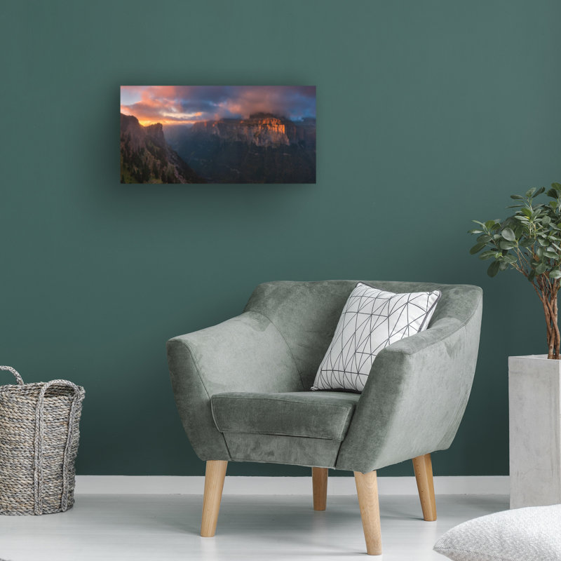 Art sur toile David Martin Castan Ordesa, H 16 po x l 32 po