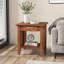 Table de bout à 3 niveaux avec tiroir et tablette noyer Red Barrel Studio®-2093802403