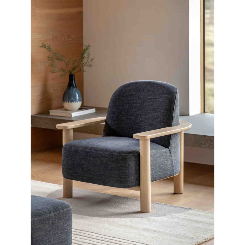 Upholstered Accent Chair, Grey