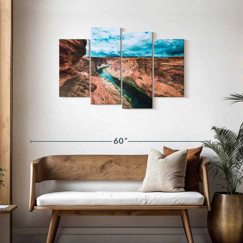 Ciel turquoise Alvord Grand Canyon, H 27 po x l 43 po