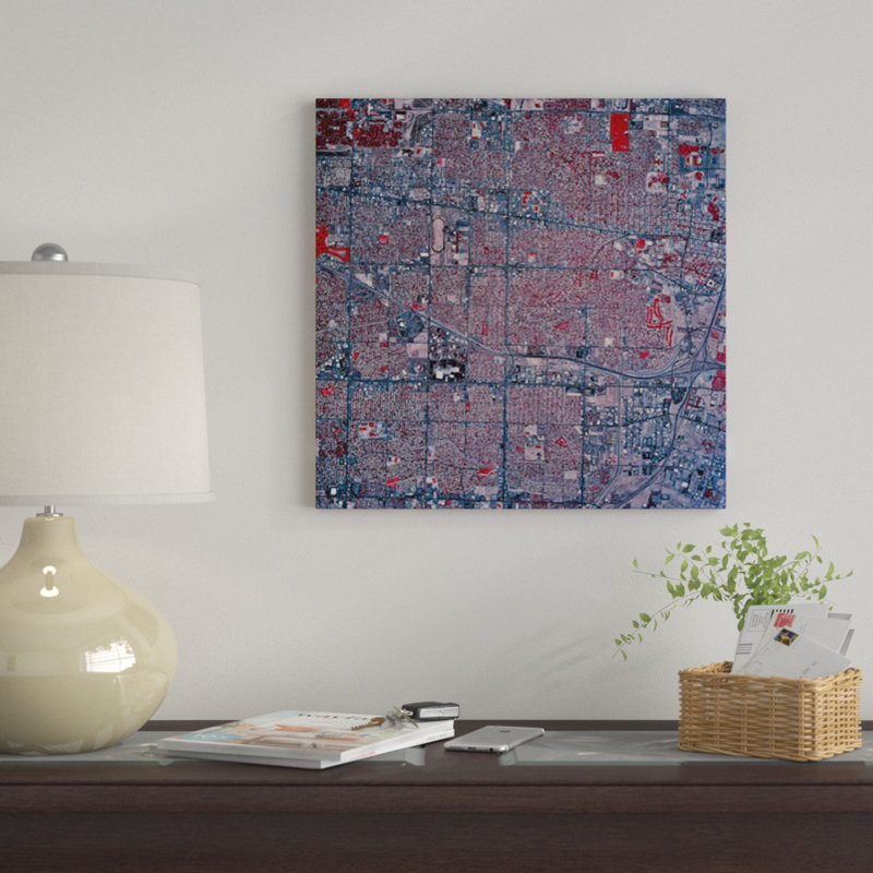 «Albuquerque, New Mexico I» par Stocktrek Images, impression sur toile tendue, H 12 po x l 12 po x P 1,5 po, Toile tendue