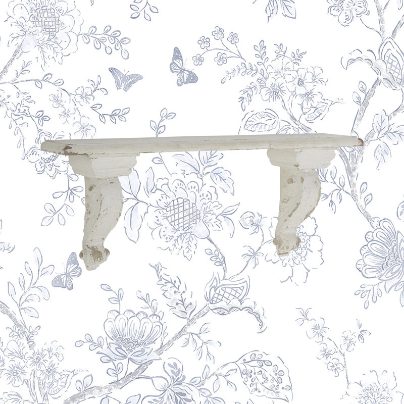Tablette de support Adelynn, Blanc