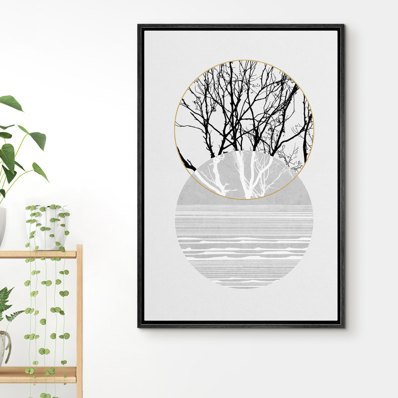 Print, 24" H x 16" W x 1.5" D, Black Framed