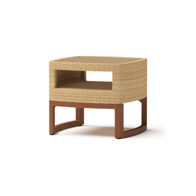 Tullio Square Wicker Outdoor Side Table