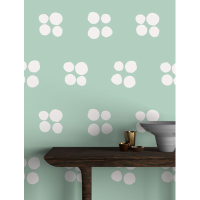 Susan Hable Spot Quad 33' L x 20.5" W  Wallpaper Roll
