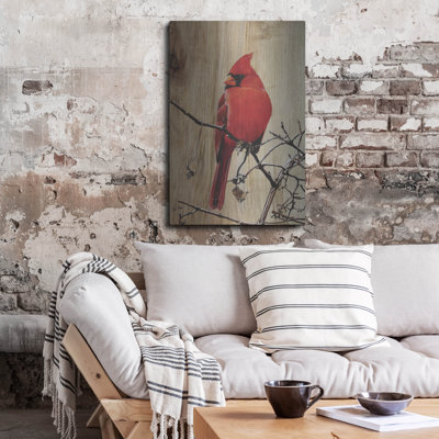 Regal Cardinal' by Jim Brune Metal Wall Art