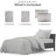 Ensemble de draps 100% coton, literie de luxe 1000 fils, draps doux et durables, ensemble de 4 pièces-106537308-106537306