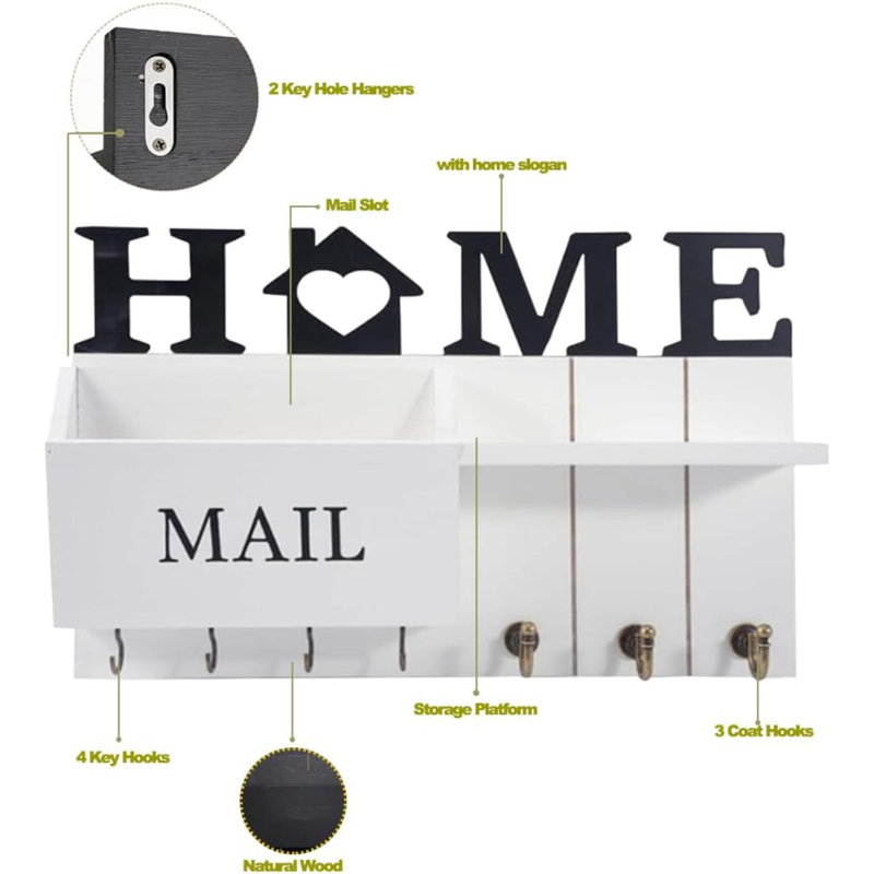 Wall Organizer, White