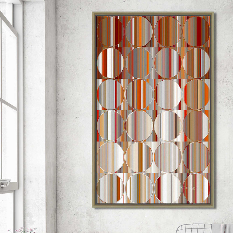 «My Shield of Salvation, 2 Samuel 22: 3» par Mark Lawrence, impression, Cadre flottant champagne