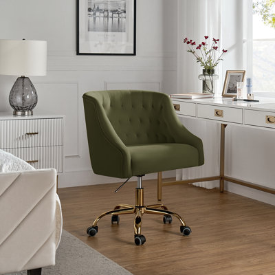 Doreen Velvet Hand-Curated Task Chair