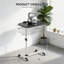 Bureau d'ordinateur Kushtrim, table debout à hauteur ajustable, bureau pour ordinateur portable avec roulettes-684386294