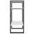 2-Tier Book Cabinet 23.6"x11.8"x27.6" Engineered Wood-1691875994
