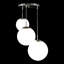 Brent 3 - Light Silver Cluster Pendant