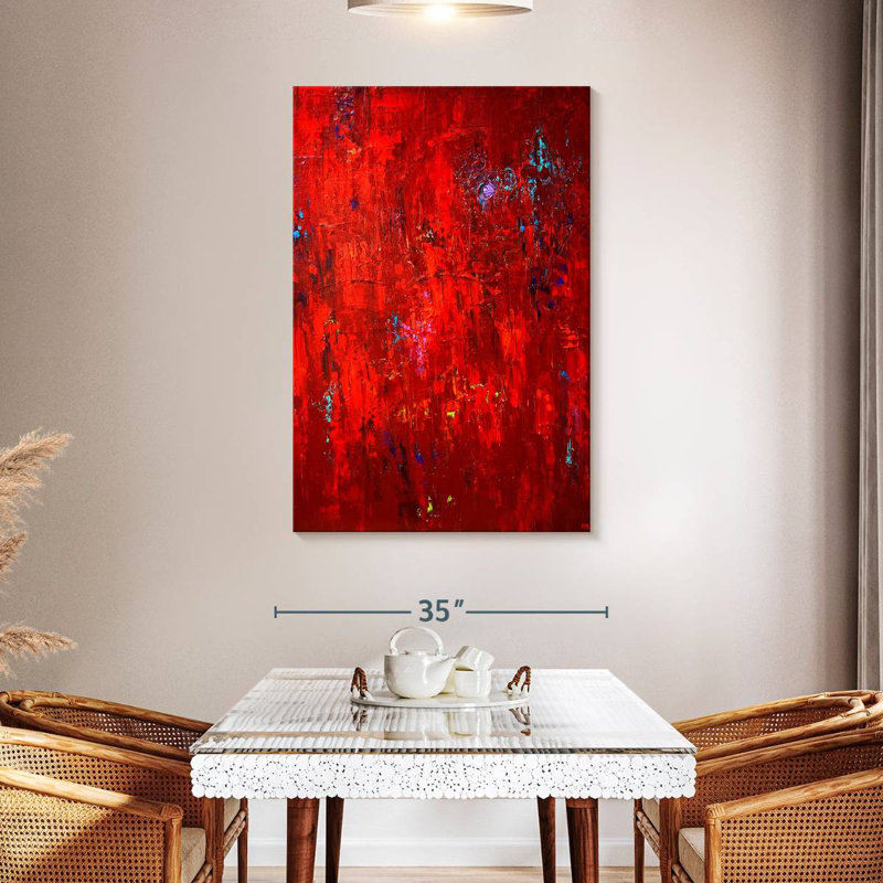 Avery Red I, 48" H x 32" W