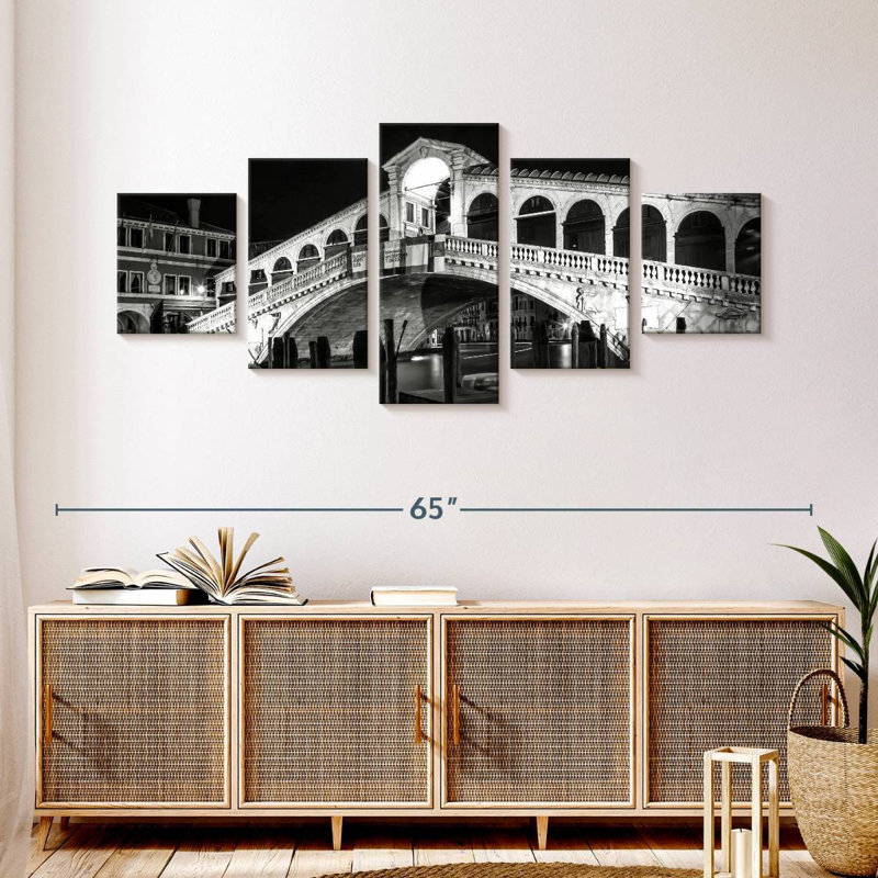 Rialto Bridge At Night