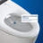 Pacific Smart Toilet- 1.28 GPF Water-Efficient Elongated