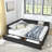 Queen Size Storage Upholstered Tufted Bed Frame-253060232-253060239