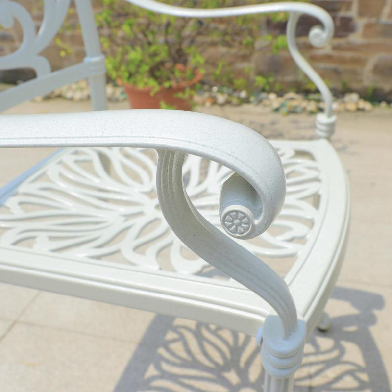 Sion 4 - Person Patio Conversation Set, White
