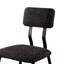 Kasie-Jane Bar Ht. Chaise (2 / Ctn) au fini noir et chêne foncé vieilli