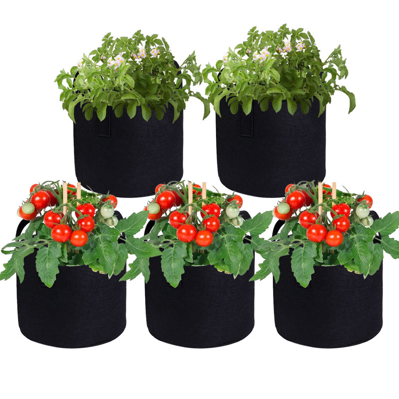 Pot de chambre en tissu non tissé, H 8 po x l 9,4 po x P 9,4 po