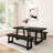 Linzy 6-Person Solid Wood Dining Set-1801550022