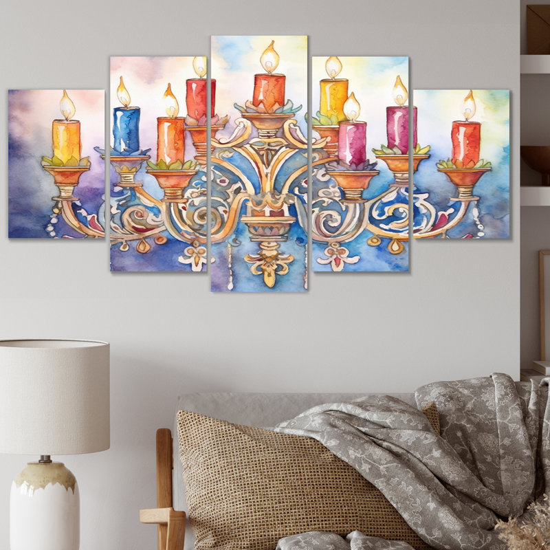 Sacred Creations - Ensemble de décorations murales en métal Judaïsme