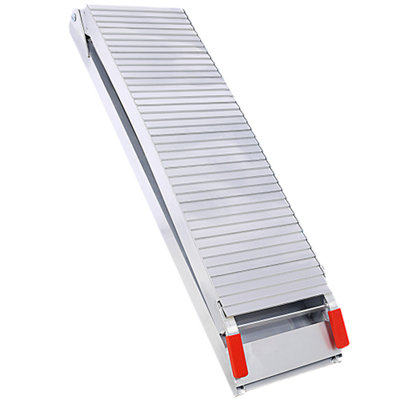 Rampes de camion, rampes de chargement portatives pour camionnettes Rampes pliantes en aluminium d'une capacité de 1500 lb avec boucle pour VTT, souffleuse à neige
