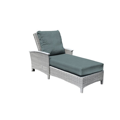 Bella Outdoor Teak Chaise Lounge