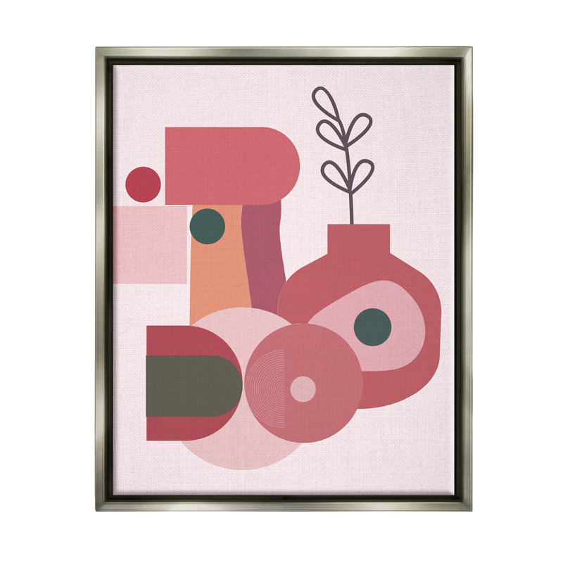 Art mural sur toile Stupell Industries, H 21 po x l 17 po x P 1,7 po, Cadre flottant noir de jais